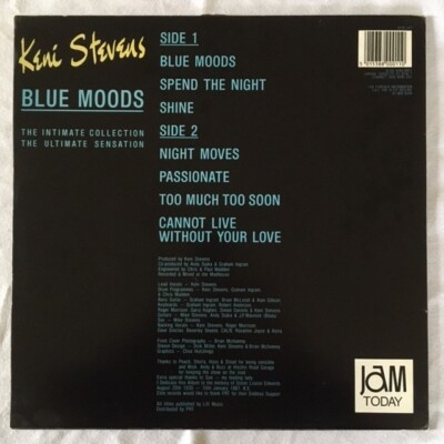 LP Keni Stevens – Blue Moods 1987 A1 B1 Pressing KENI LP1