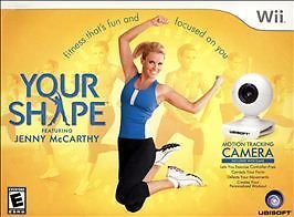 YOUR SHAPE WITH CAMERA WII NEW! FITNESS WORKOUT, BIGGEST LOSER, CARDIO, STRENGTH