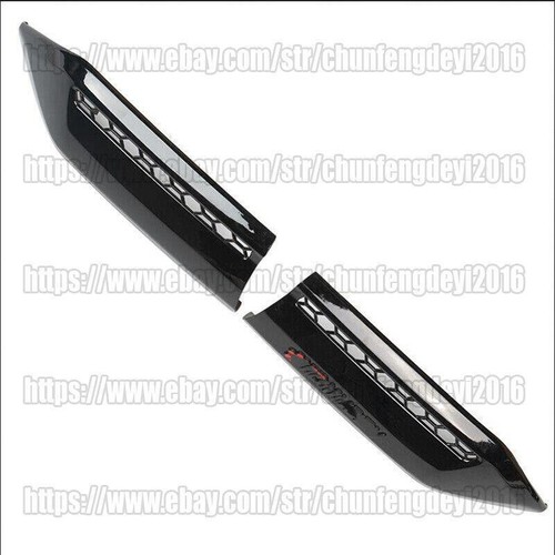 For Honda CRV CR-V 20-22 Glossy Black Front bumper Center Grille Strip Trim 2PCS - Picture 5 of 6