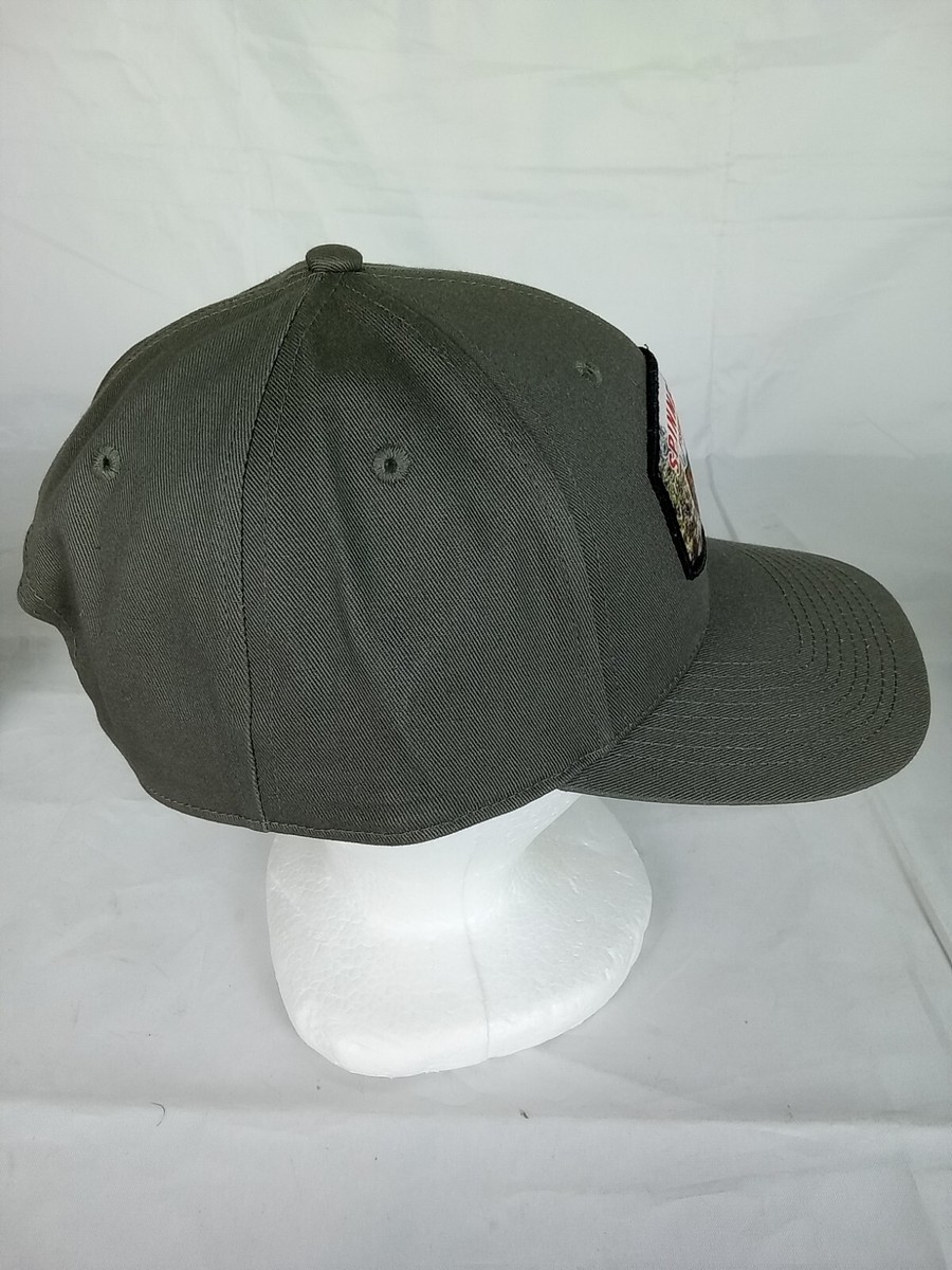 Spinner Creek Fishing Lodge Logo Patch Mens Olive Snapback