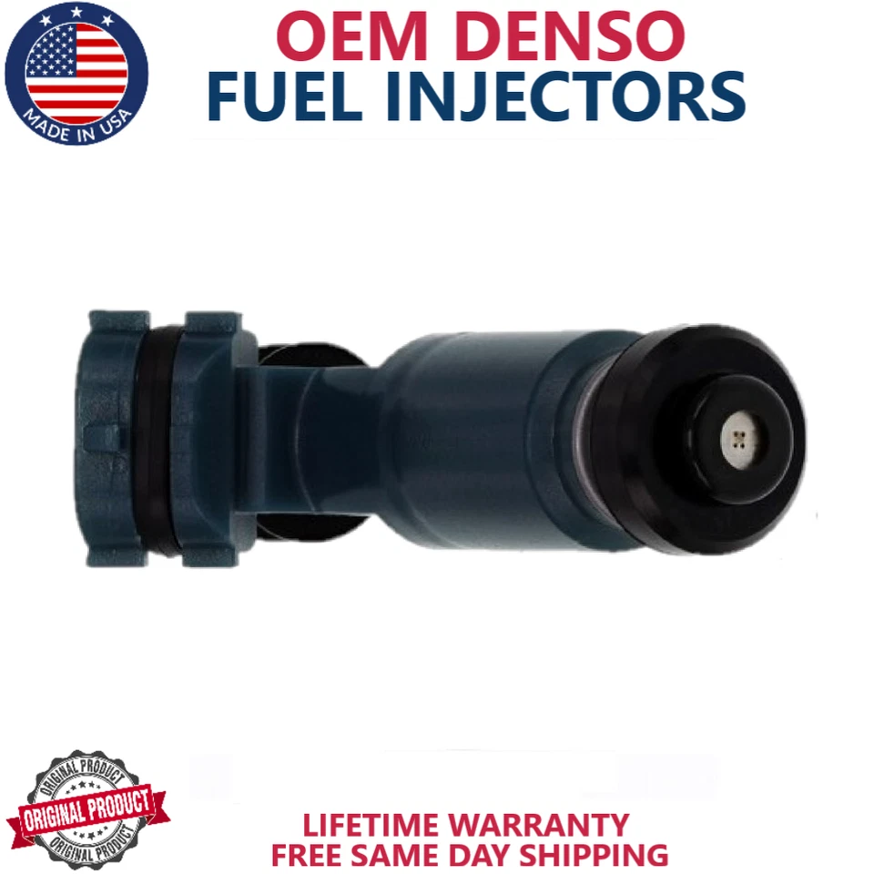 Inyectores de combustible nuevos x8 OEM DENSO para Lexus LX470 1998-2005 4,7 L V8 #23250-50040 Foto 4 de 4