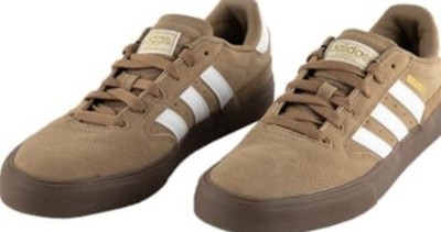 Adidas Busenitz Vulc II Skate Shoes Cardboard/chalk white/gold metallic size11
