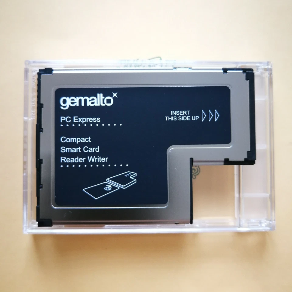 NEW Lenovo Gemalto 54mm ExpressCard Smart Card Writer Reader FRU 41N3043 RDF12 - Image 2 of 4