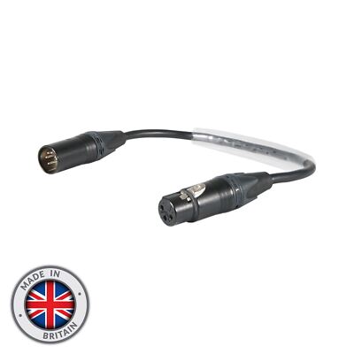 eLumen8 DMX Adapter 5-Pin Stecker XLR auf 3-Pin Buchse XLR