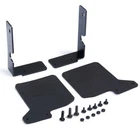 Qmore Front & Rear Mud Flaps Rubber Fender For 1/10 RC Traxxas TRX4 Crawler Rock