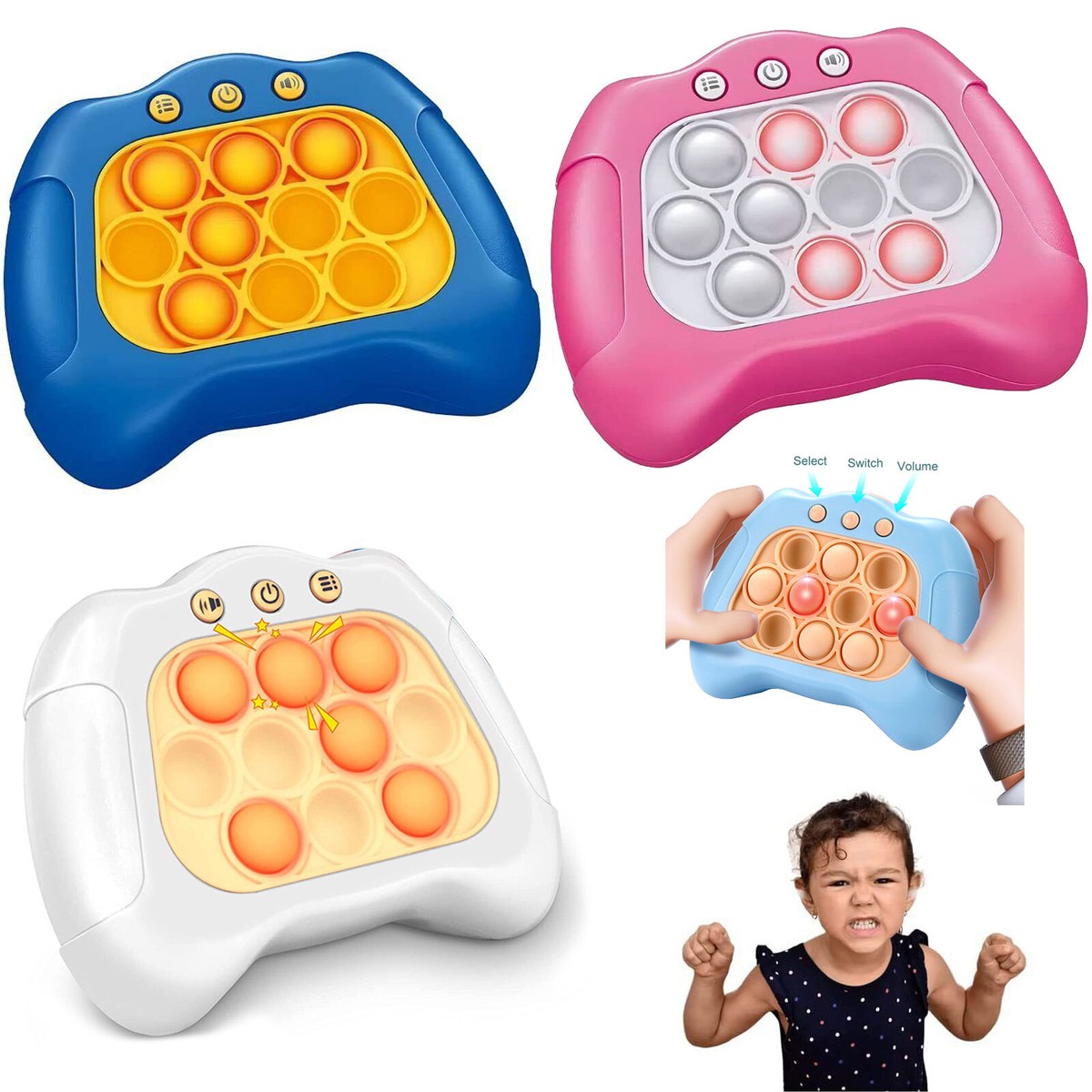 Quick Push Speed Press Puzzle Game Machine Popit Fidget Toys