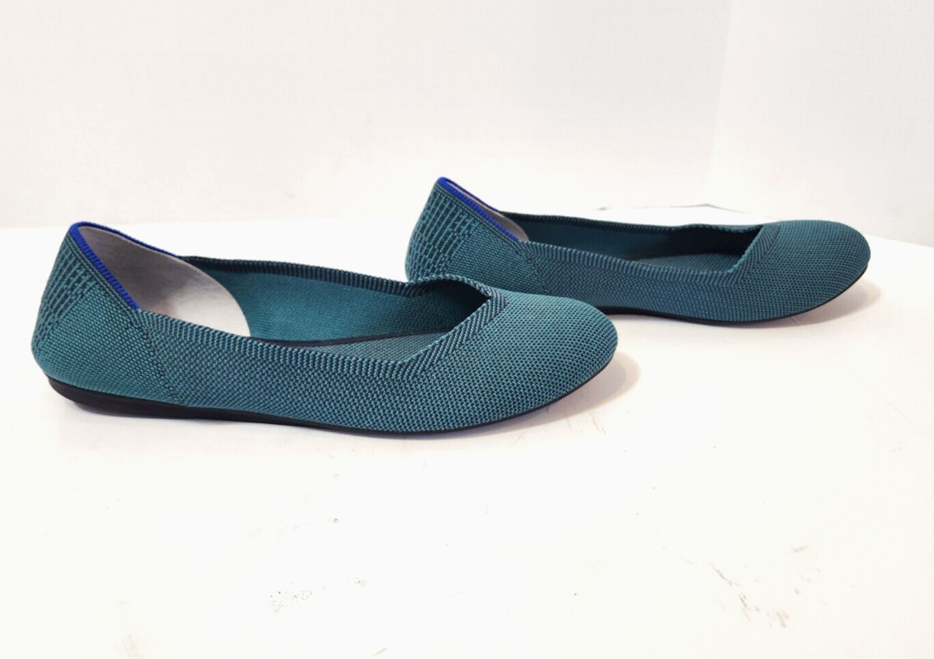 Rothy's Spruce Python Green Black Round Toe Flats… - image 12