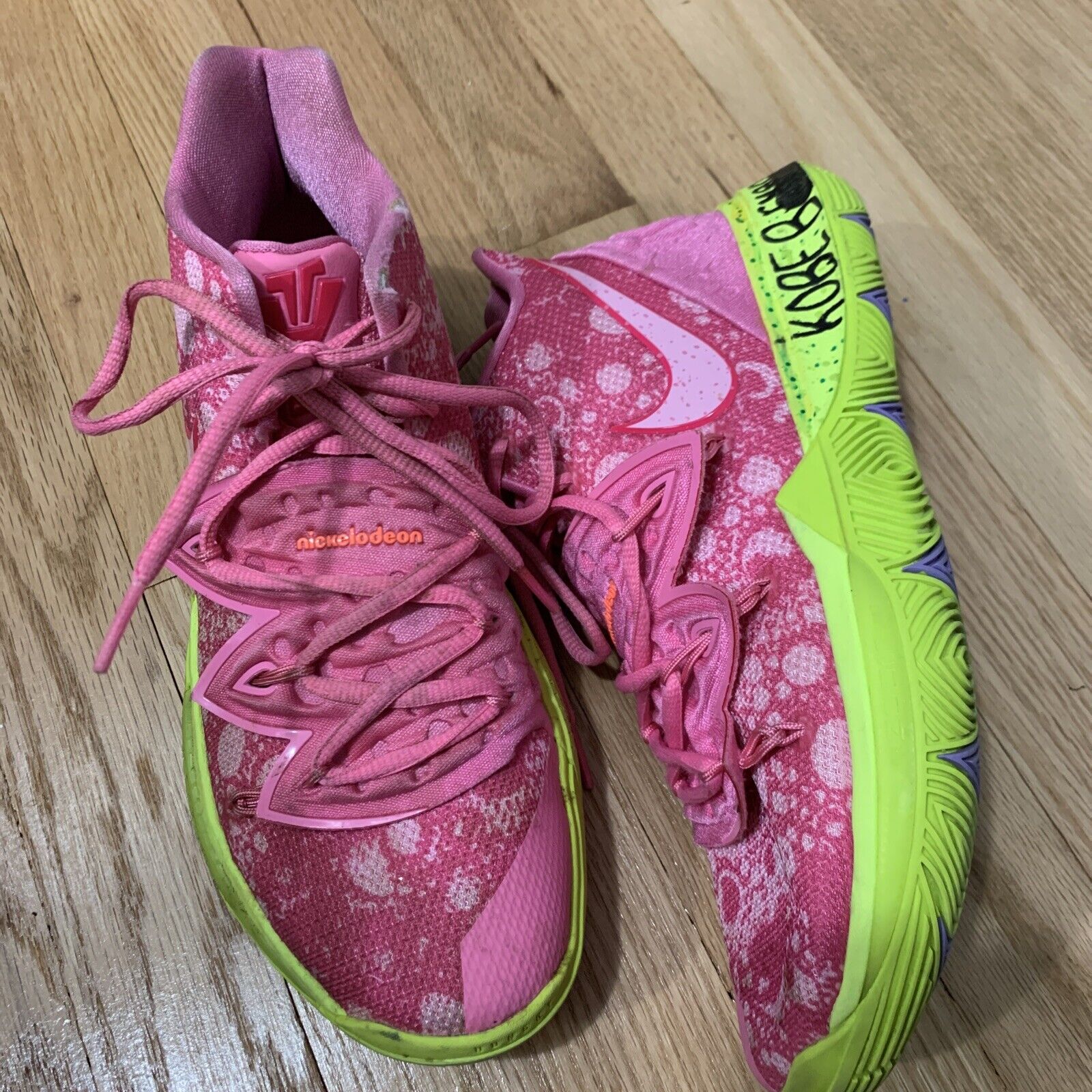 Nike Kyrie x SpongeBob SquarePants Patrick Star Sneakers 2019 US Size 8 | eBay