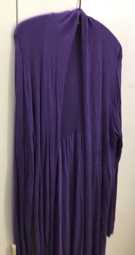Long-Strickjacke in Lila - Gr. L-XL - v. Ulla Popken - NW - Bild 18 von 18