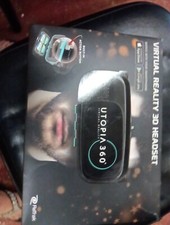 Utopia 360 Virtual Reality 3D Headset unopened box max phone height 6.3'' 