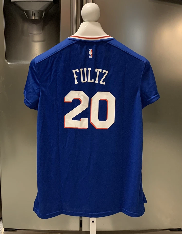 Camiseta deportiva Markelle Fultz Philadelphia 76ers Fanatics para mujer grande nueva con etiquetas Foto 4 de 4