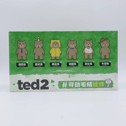 POPMART Ted 2 Teddy Bear Action Plush Pendant Series Sealed New - Picture 5 of 14
