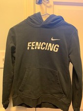 Nike Fencing SweatShirt Youth Med Black Hooded Sweatshirt