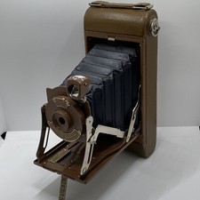 Vintage Antique 1926 Kodak No 1A Pocket Junior Jr Folding Camera Black Bellows
