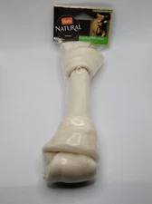 Hartz Natural Rawhide Bone for a Large Dog, 9 Inch Brand New in Retail Packaging