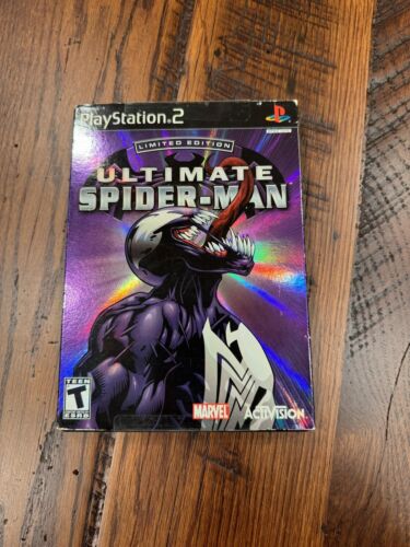 Ultimate Spider-Man: Limited Edition,PS2,CIB, Slip Cover, Comic Book, NM Disc - Afbeelding 1 van 12