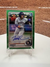 2020 Bowman Draft - Chrome Draft Picks Autographs Green Refractor #CDA-ZDA Zach