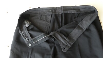 Jil Sander Tailor Made black wool pants with rear welt pockets FR