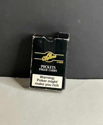 Al Capone Pockets Pokercards Pokerkarten Mini Sammeln Zigarren Cigarillos