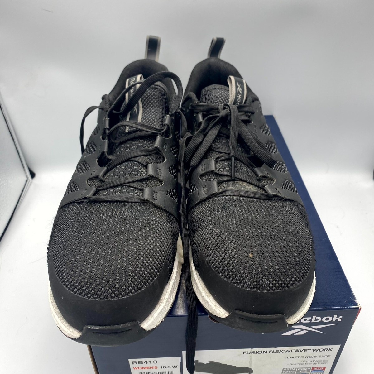 Reebok Fusion Flexweave RB413 Womens US 10.5W Sneakers Black  display picture 1