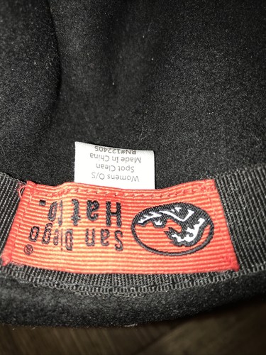 SAN DIEGO HAT COMPANY Floppy Hillbilly Style OS 100% Wool Black Moonshiner Women - Picture 4 of 7