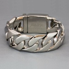Panzerarmband Edelstahl Silber Gold panzerkette königskette damen herren armband