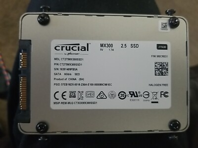 Micron Crucial 275GB MX300 CT275MX300SSD1 SATA III 6Gb