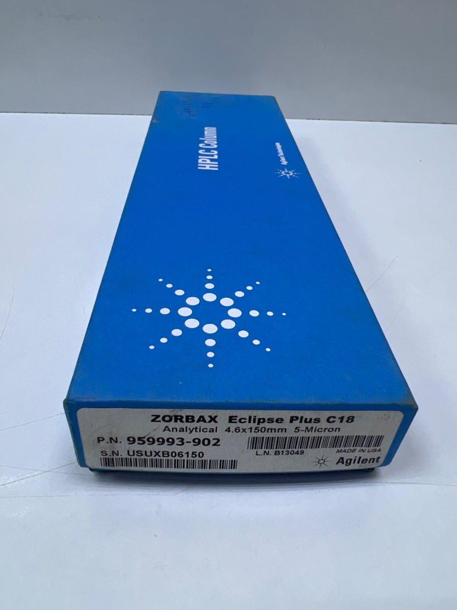 Agilent HPLC Column ZORBAX Eclipse Plus c18 , 959993-902 | eBay