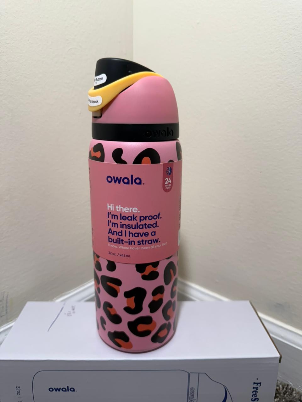 Owala 32oz FreeSip Stainless Steel Water Bottle &ndash; Jungle Stroll -2026 Gift