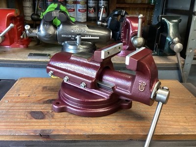 Restored Vintage Fpu Bullet Bench Vise 4 In Jaws 42 Lbs Poland 70s