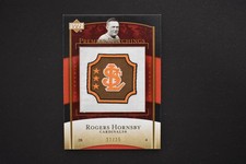 Rogers Hornsby 2007 Upper Deck Premier Stitchings Patch Platinum /35 Cardinals