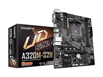 Gigabyte GA-A320M-S2H AMD A320 Socket A black