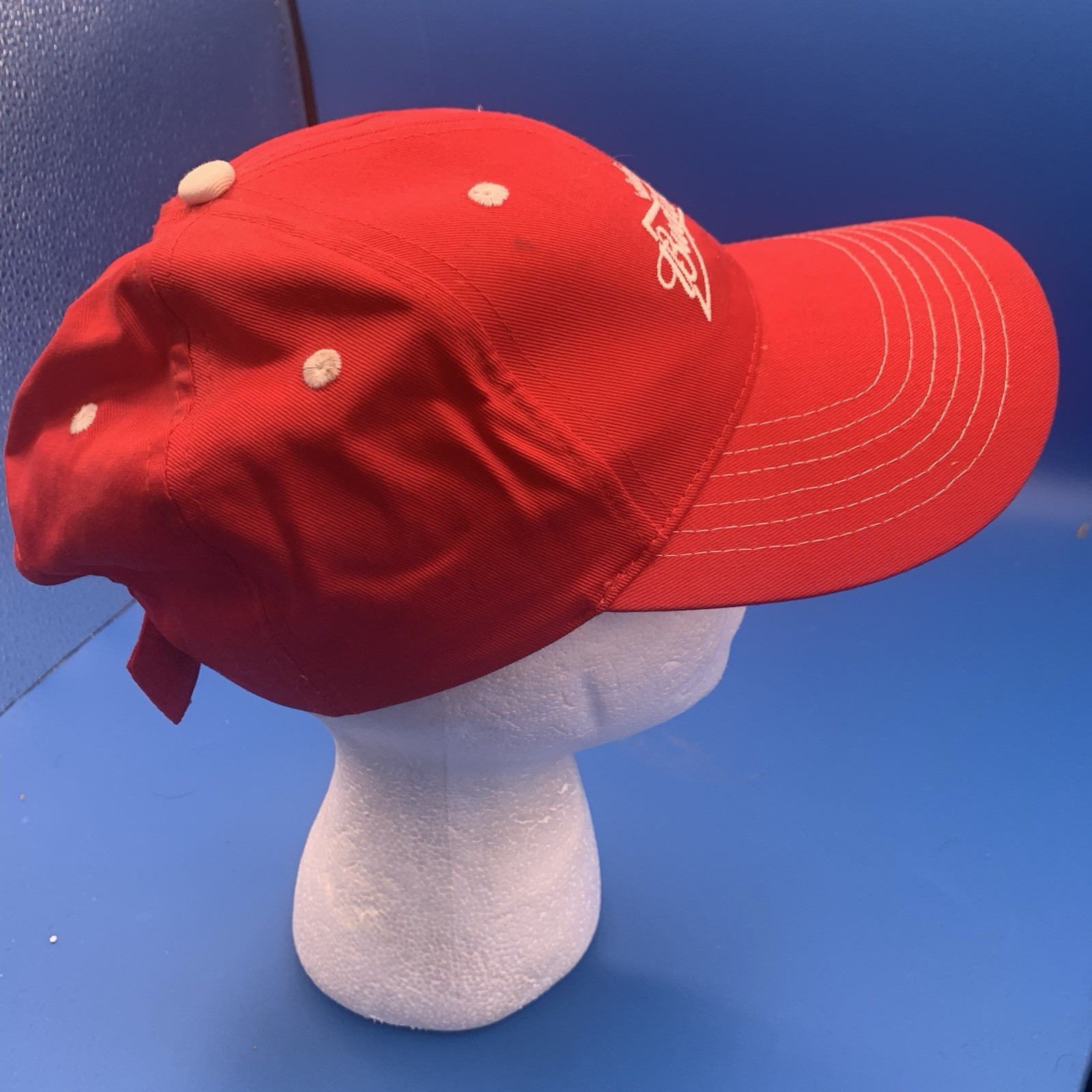 Budweiser Red Adjustable Cap Hat Strap-back Headw… - image 3