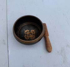 Small Tibetan Singing Bowl With Mantra Scripture BIN7