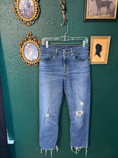 Levi  s Blue 501 Jeans Size 27x26 Women  s