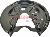 Metzger Spritzblech, Bremsscheibe Hinterachse Rechts U.A. FüR Audi, Seat, Skoda