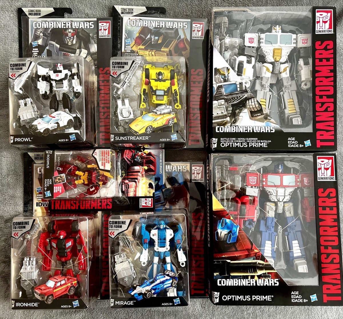 トランスフォーマーCombiner Wars 4体セット　オプティマスプライム Transformers SEALED Combiner Wars Optimus Maximus FULL Set + EXTRA