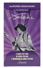 2025 Jimi Hendrix Keepsake Premiere Edition Hobby Box 16 Packs Per Box, 4 Cards