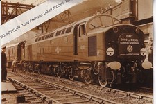LIVERPOOL STREET RAILWAY STATION - FIRST 2000hp DIESEL RUN - POSTCARD - #9675