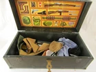 Large Lot Of GI Joe  Clothes Weapons Accessories And Chest