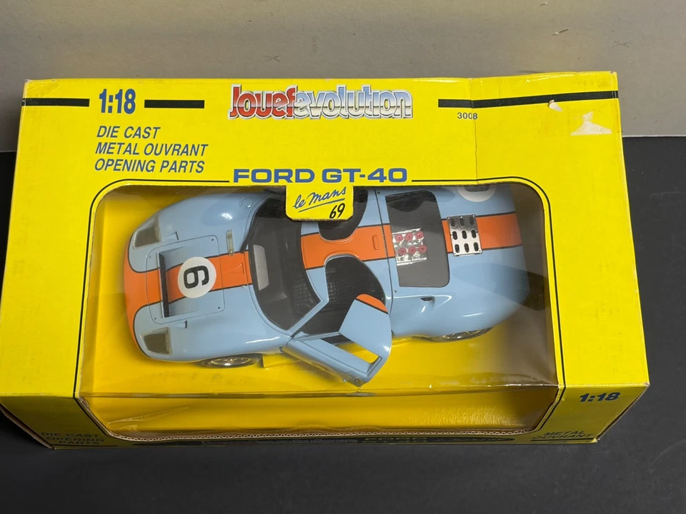 Jouef Evolution 1:18 Scale Ford GT 40 1969 LeMans with Original Box - Image 2 of 4