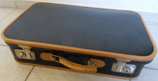 Vintage Koffer (ca. 50er Jahre), schwarz, 50 x 32 x 13 f. Oldtimer Deko Reise
