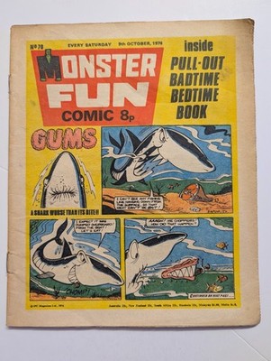 Monster Fun Comic No 70, 9th October 1976, IPC Magazines.