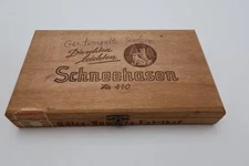 Schneehasen GERMAN CIGAR BOX SHOW HARE RABBIT BLUE LABEL REVENUE STAMP