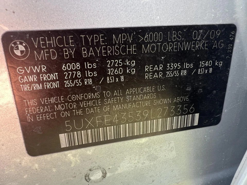 Motor de arranque usado se adapta a: BMW X5 3.0 2009 grado A Foto 2 de 4