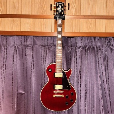 epiphone japan lpc-80 les paul custom訳あり Electric Guitar Epiphone LPC-80 Les Paul Custom Cherry Red Made in