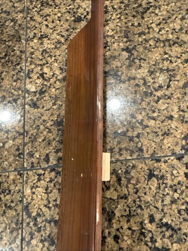 82-90 Mercedes W126 Center Molding Glove Box Zebrano Wood Dash Trim - Picture 7 of 24
