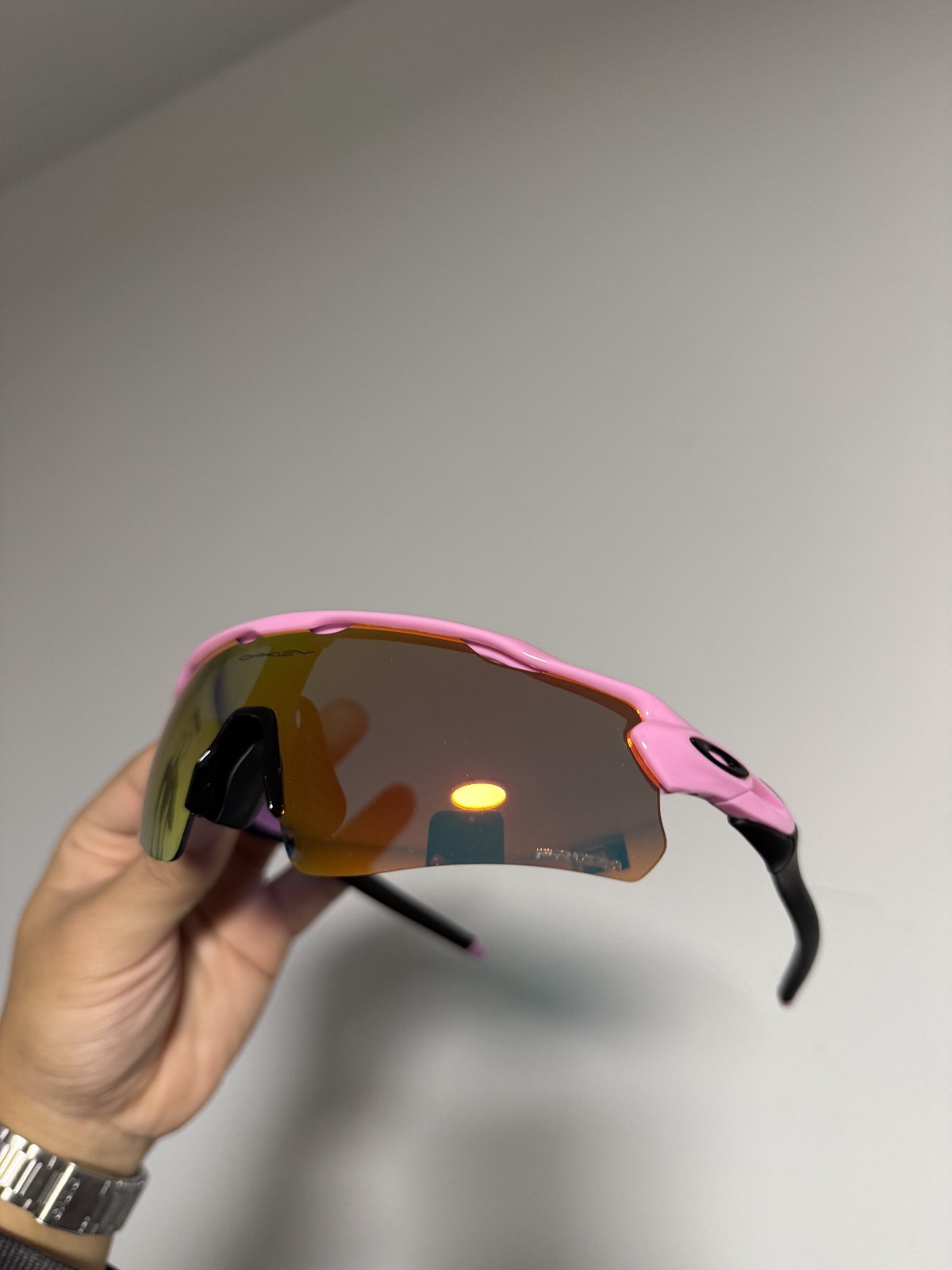 NUEVO Gafas de sol Oakley Radar EV Path negras/rosas PRIZM OO9208