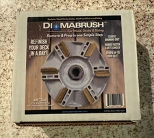 Diamabrush 4.5" Wood Decks Siding Tool for 5/8" Angle Grinders