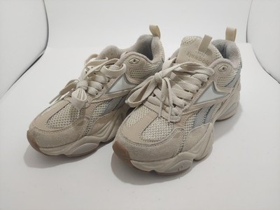 Reebok Royal Charge Y2K Chunky Gray White Leather Run AR30246W Womens Sz 7
